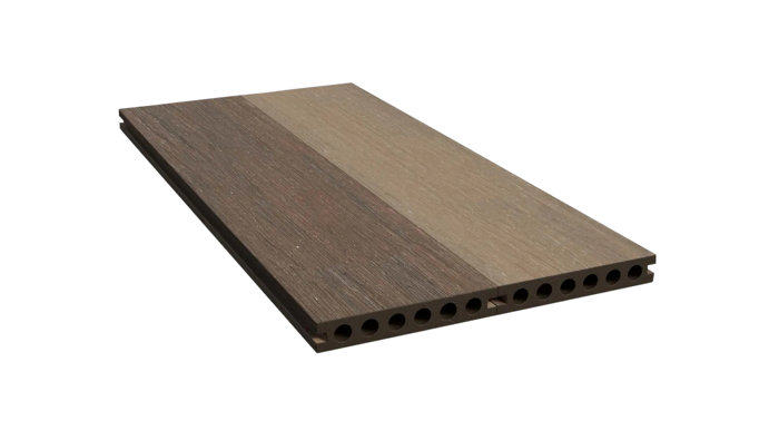 Kirkedal Heimdal terrassebrædder komposit Oak/Hardwood 22×130×6000 mm